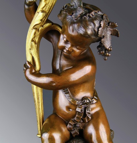 Paire flambeaux anciens aux - flambeaux,