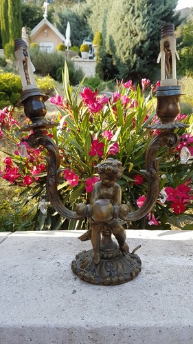 Superbe ancien pieds lampe - superbe,