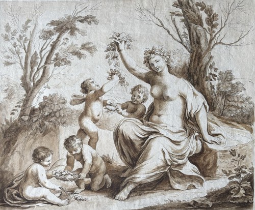 Dessin ancien allégorie - ancien, du