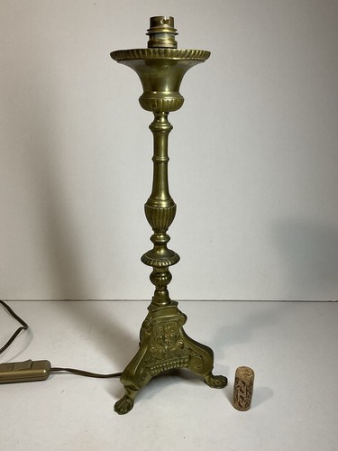 Ancien pique cierge - cierge, bronze