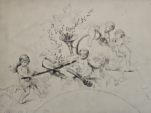 Xixe très beau dessin ancien - beau,